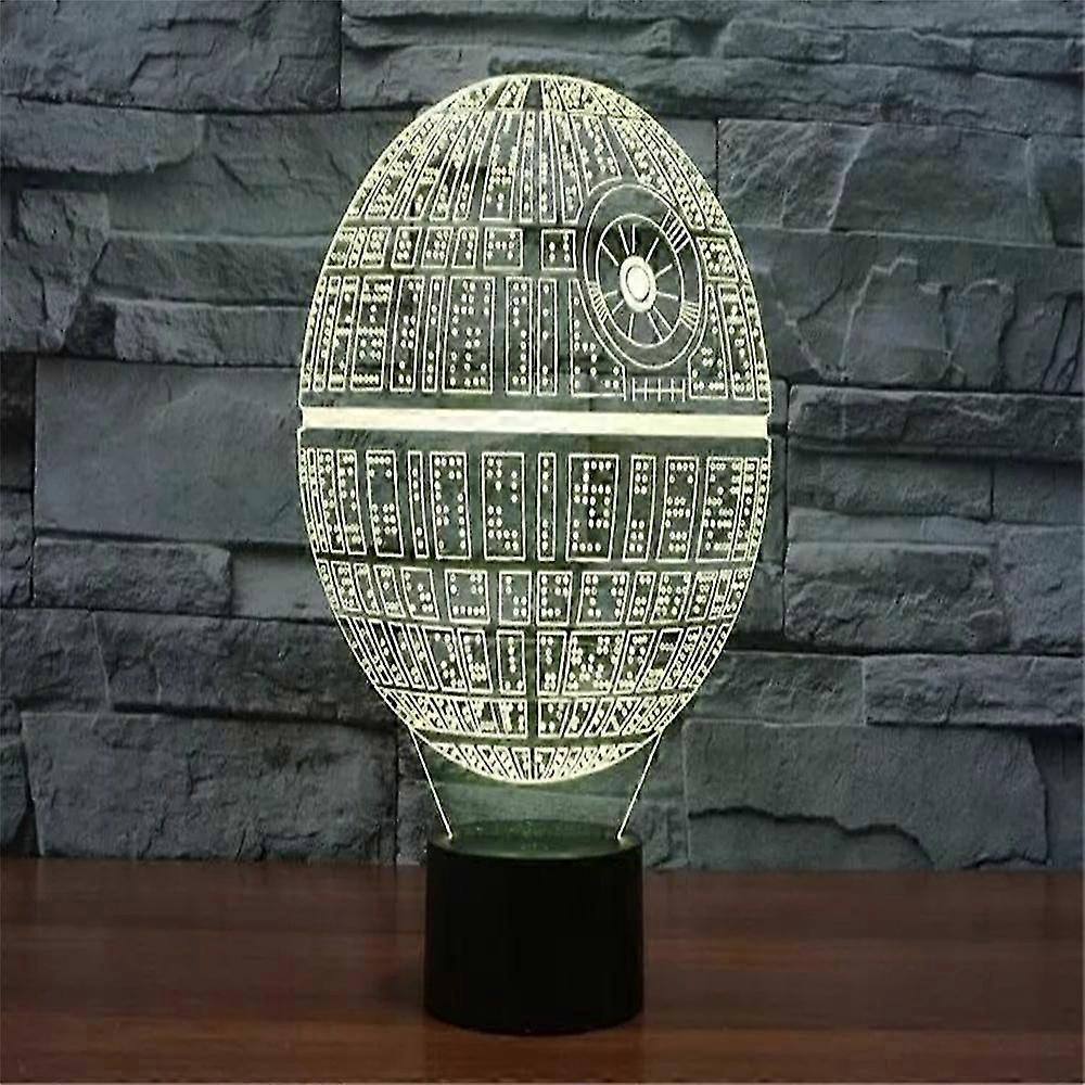 Unique Black 3D Night Light with Creative Design