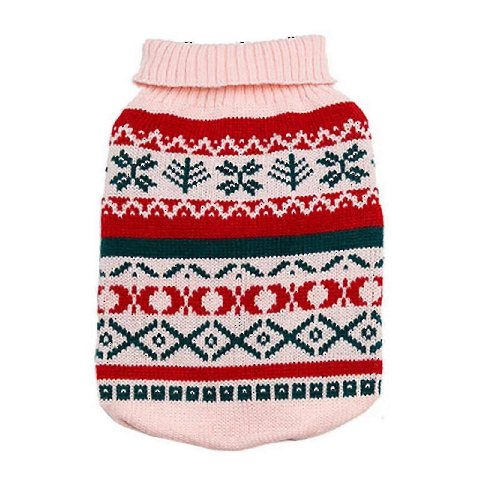 小さな子犬のための柔らかいクリスマスエルクセーターかわいいペットの服