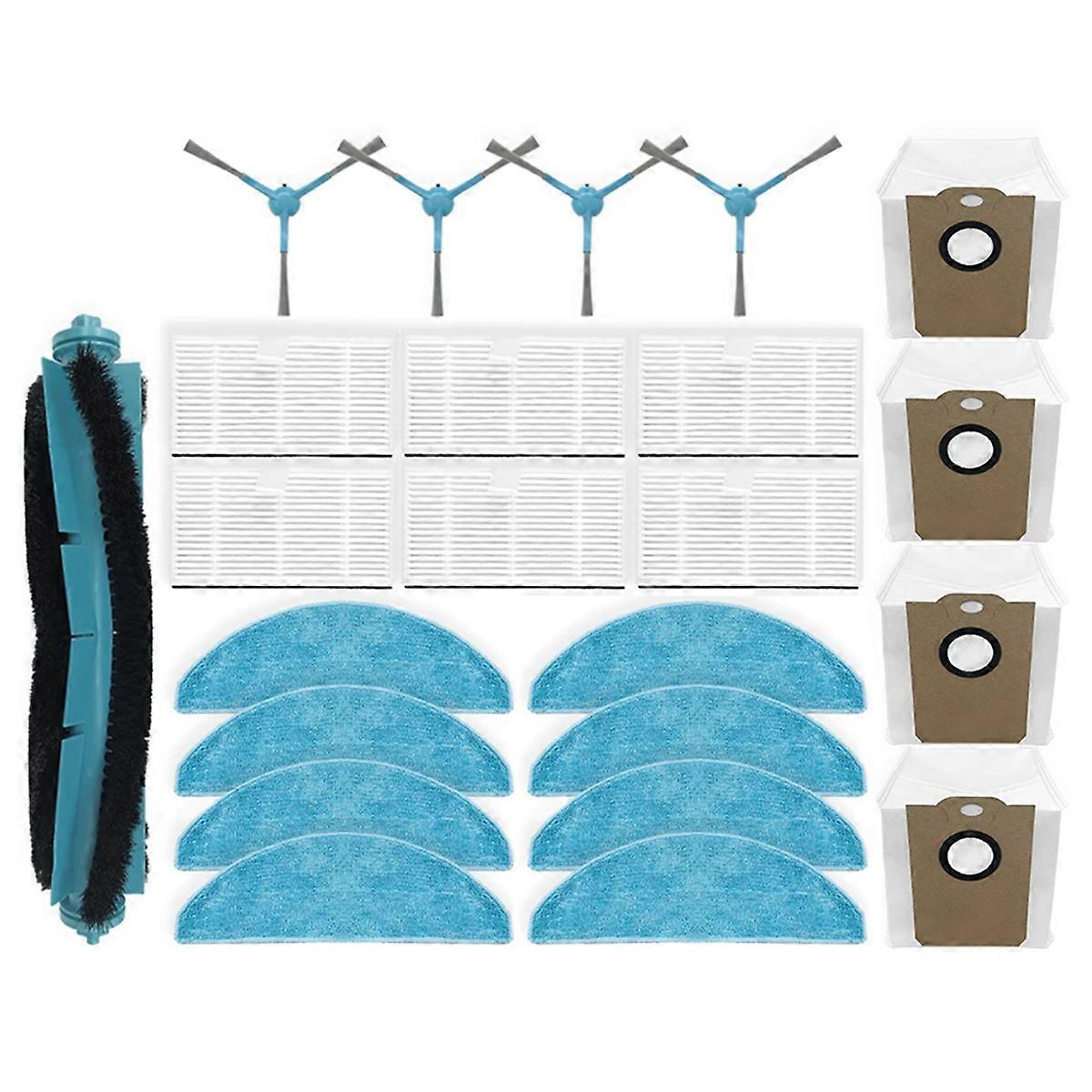 For G7, Bluebot Precision Plus, RC4S, EVOLUTION Parts Main Side Brush Filter Mop Bags