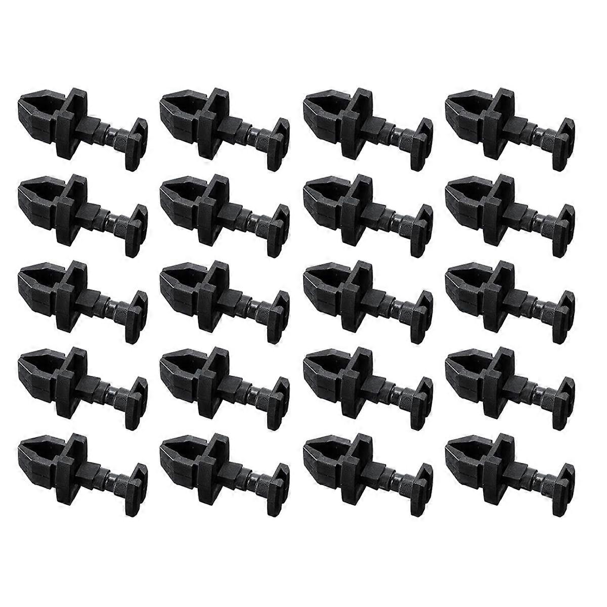 20 Pack Black Refrigerator Clips 617772 Latch Replacement