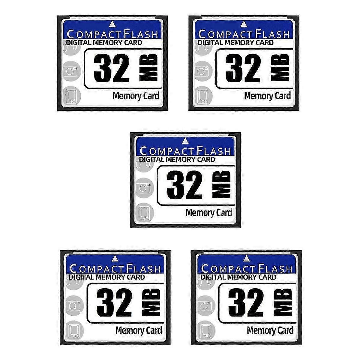 5X 32MB Compact Flash Memory Card compatible Camera, Advertising Machine, Industrial Computer Card