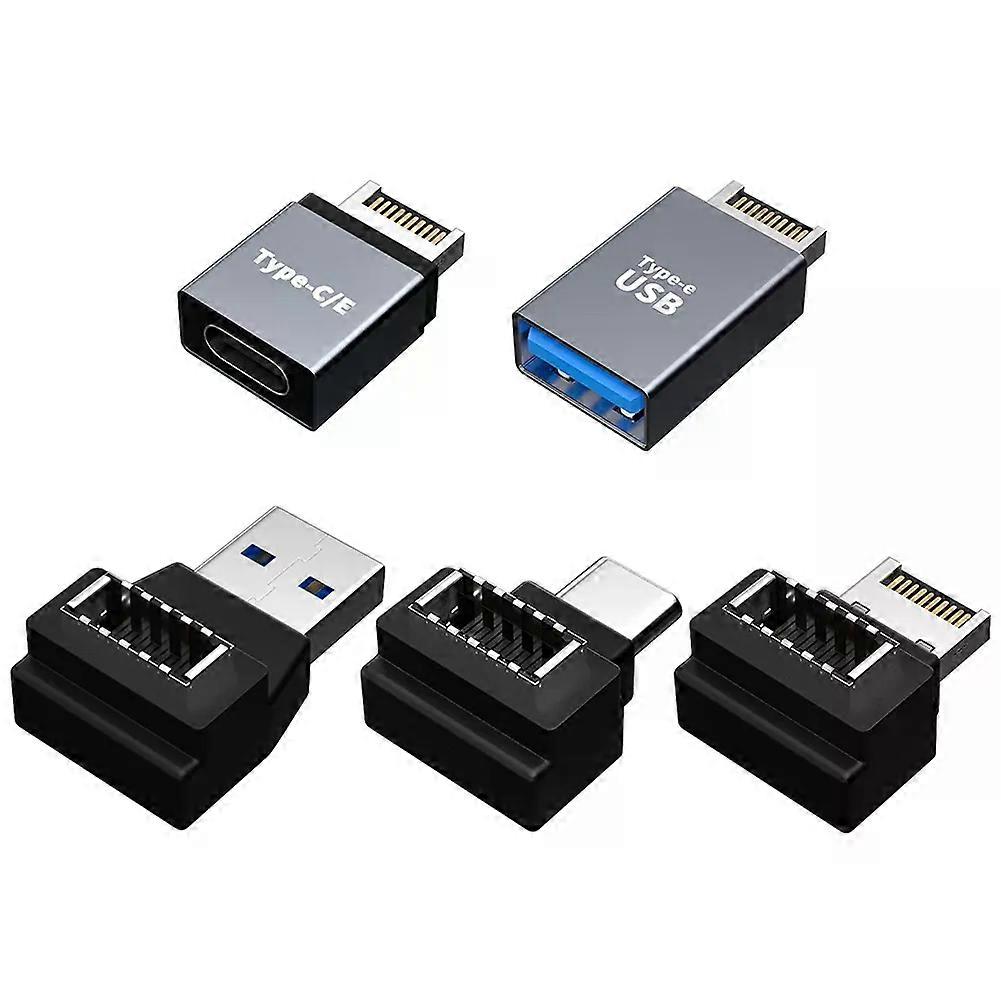 Motherboard Type E to Type C/USB Adapter Desktop Computer PC Connector Converter USB30 Plug Accessory