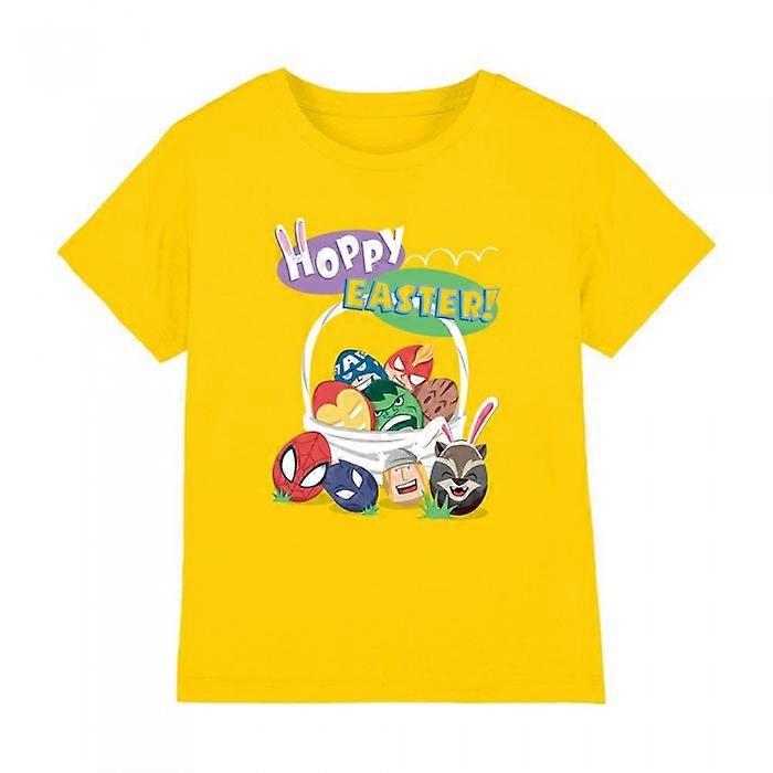 Marvel Childrens/Kids Hoppy Eggs Easter T-Shirt