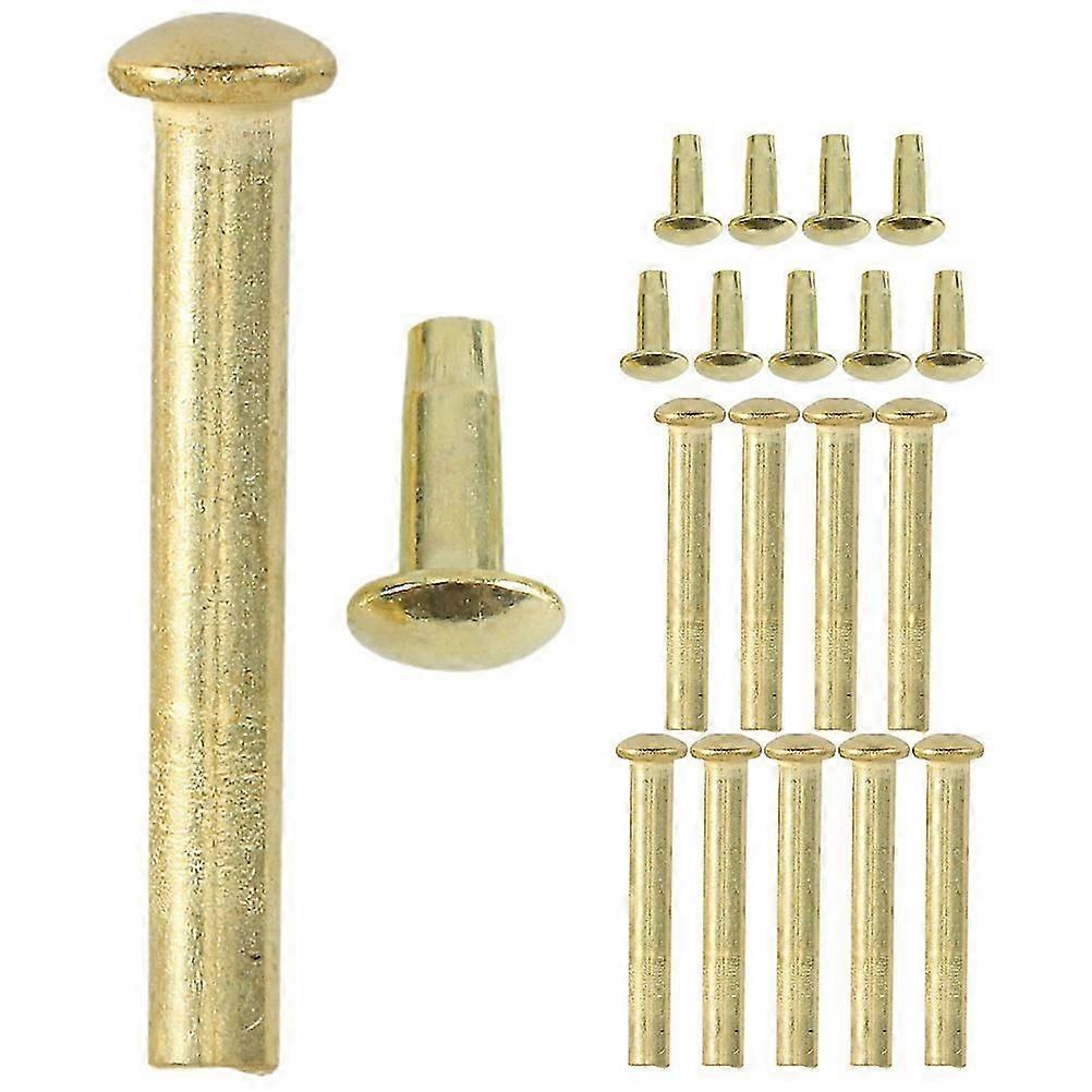 10 sets of Folding Hand Fan Shaft Rivets And Nuts Repair Kit Solid Shaft Replacement Fastener