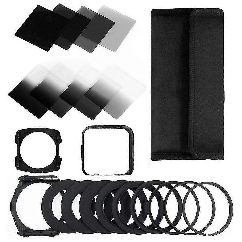 Walkingway Kit Set Filter ND Kamera Gradien ND2 4 8 16 Persegi Set Filter Cokin P Series Cincin Adapter Hood Holder Filter untuk DSLR