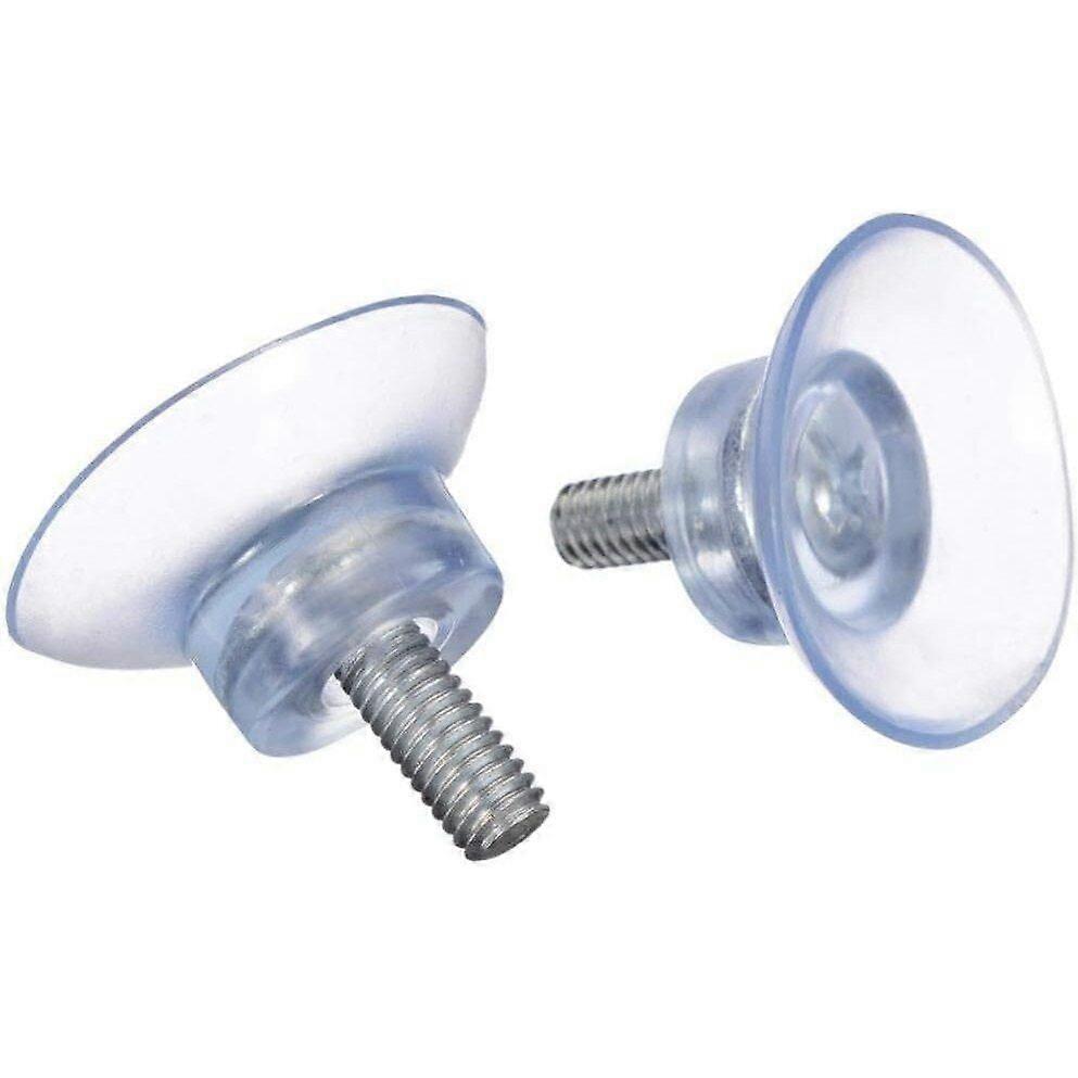 12 Transparent PVC Suction Cups, 30mm