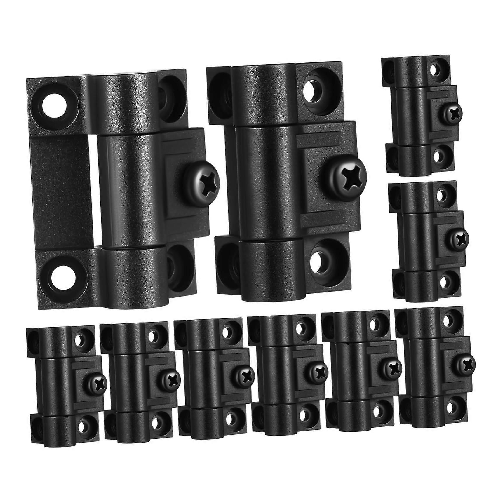10 Pcs Adjustable Torque Hinges for Jewelry Boxes and Cabinets, Silent Operation Small Hinges in Durable Material