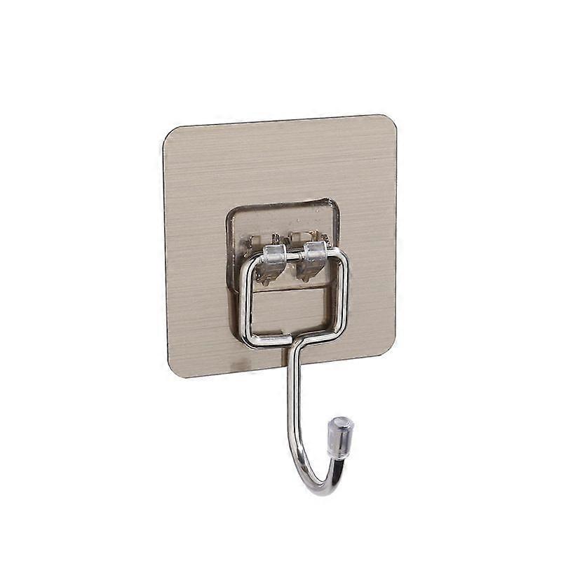 Storage hook Gold plastic wall hook Strong glue hook, single hook hook.Gloden