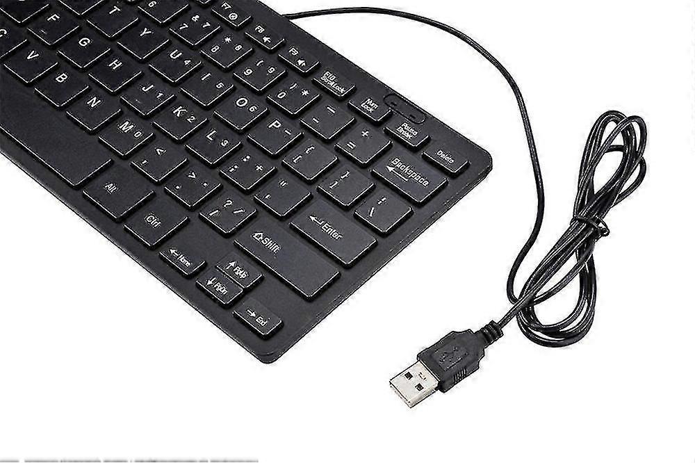 Usb 2.0 Mini Multimedia Wired Keyboard 78 Keys For Notebook Pc