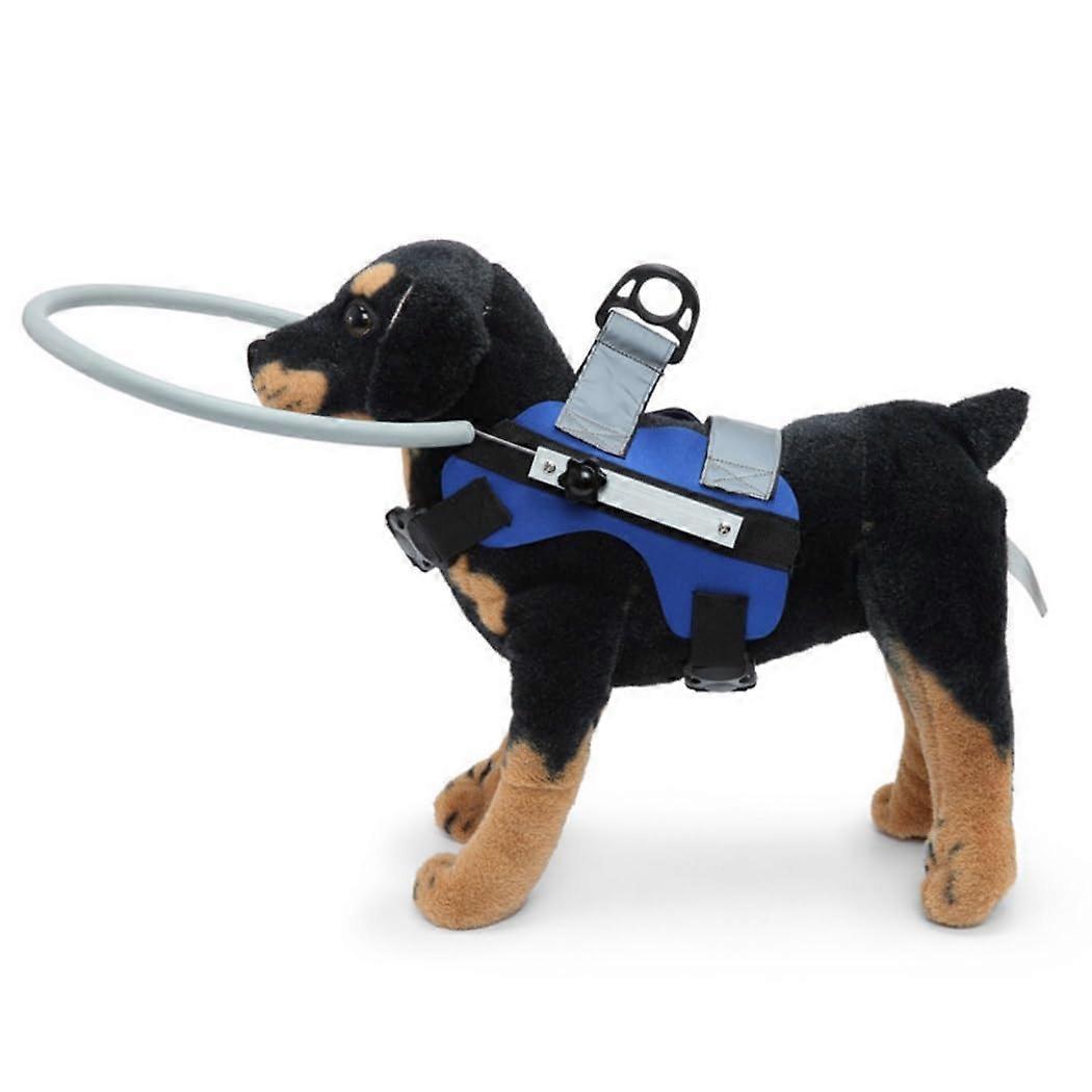 Blind Dog Head Collar Adjustable Size, Safe Walking Harness For Blind Pets, Non-Collision Guide Device