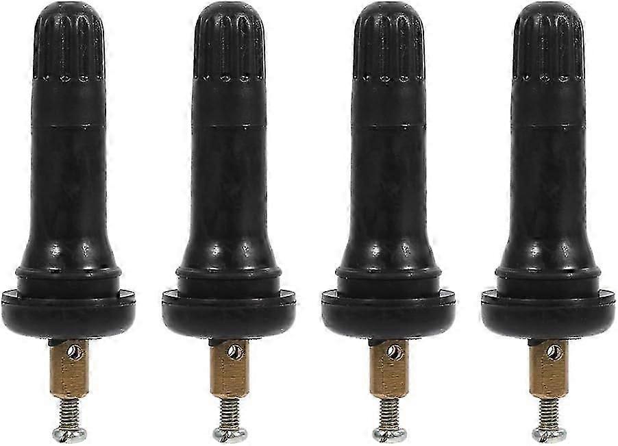 4 Pcs TPMS Tire Pressure Monitoring System Sensor Explosion -proof Snap In Tire Valve Stems Tire Pressure Sensor Valve Stem