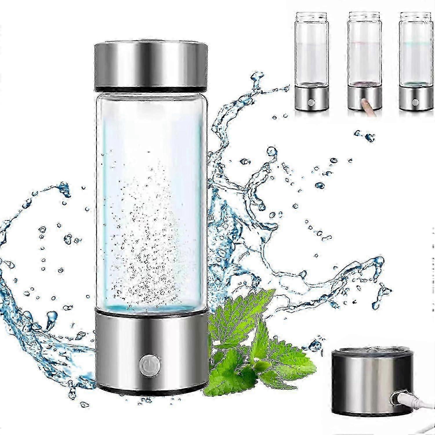 Bouteille d’eau à hydrogène, générateur d’eau à hydrogène rechargeable, machine portative d’ioniseur d’eau à hydrogène pour les voyages au bureau à domicile