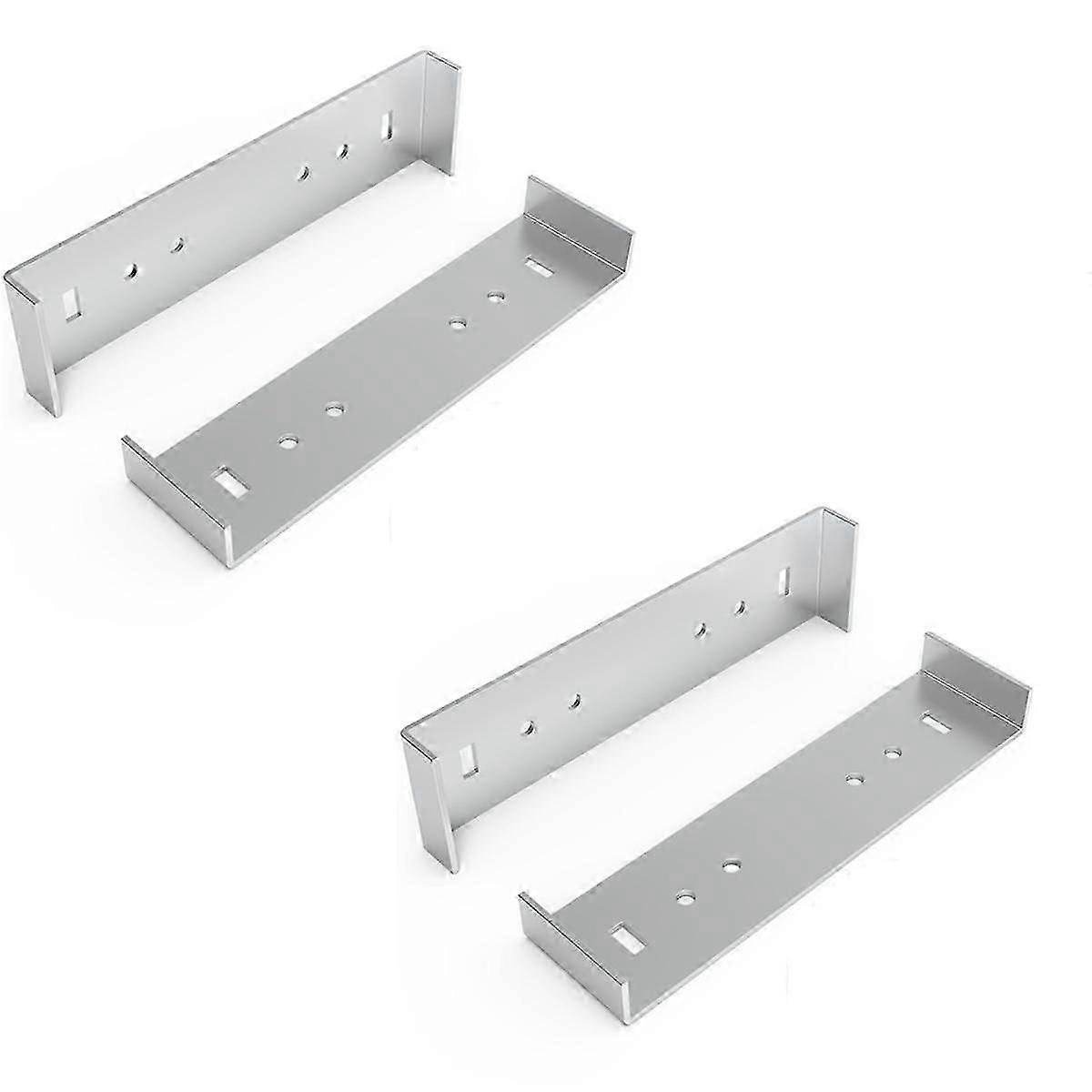 Metal Mailbox Mounting Bracket Large for Mailboxes with 8Inch Wide Floor 4Pcs