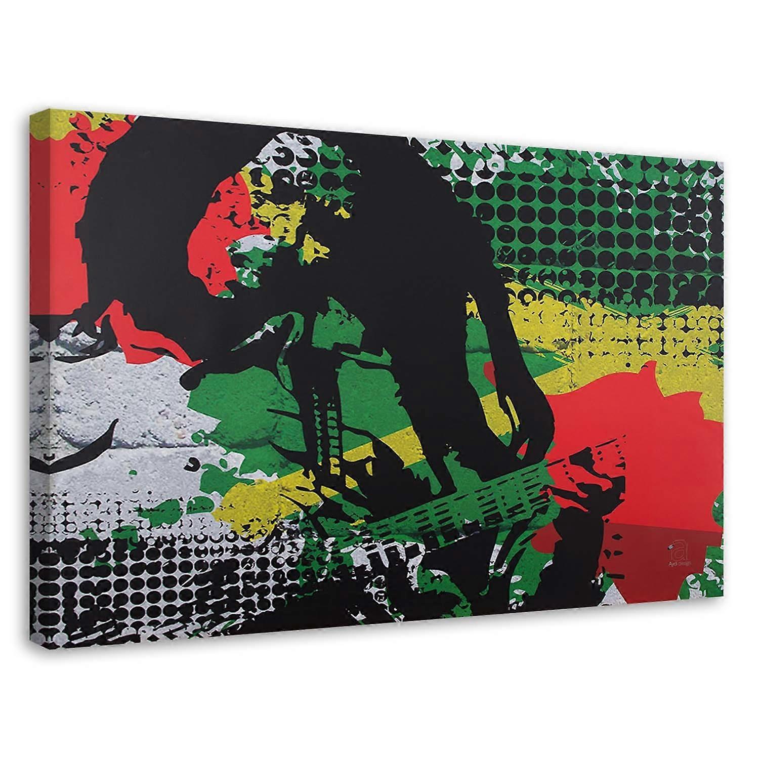 Fotobehang, Bob Marley - reggae legende - 100x70