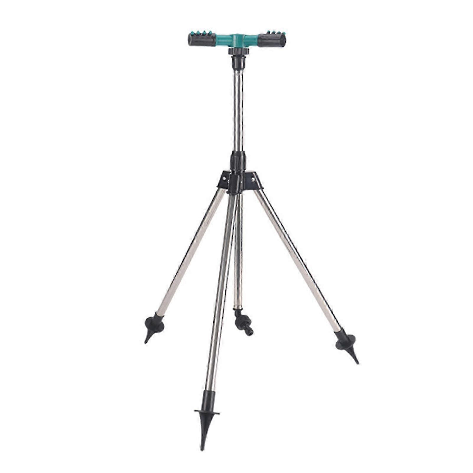 3-Arms Rotating Sprinkler With Tripod 360-Degree Large Area Coverage Multipurpose Yard Sprinklers for Plant Irrigation