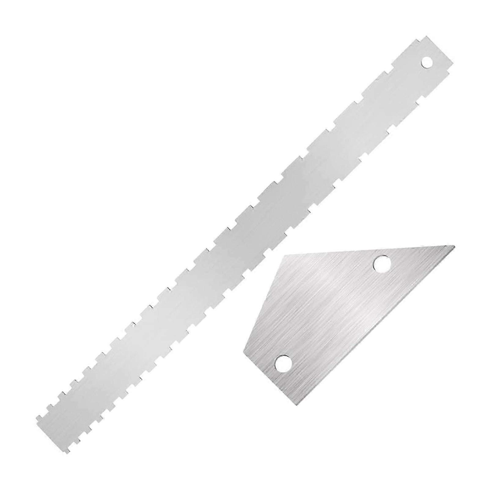 Hals gekerbt Lineal mit gerader Kante und Saitenmechanik Lineal für Gitarre Hals Lineal