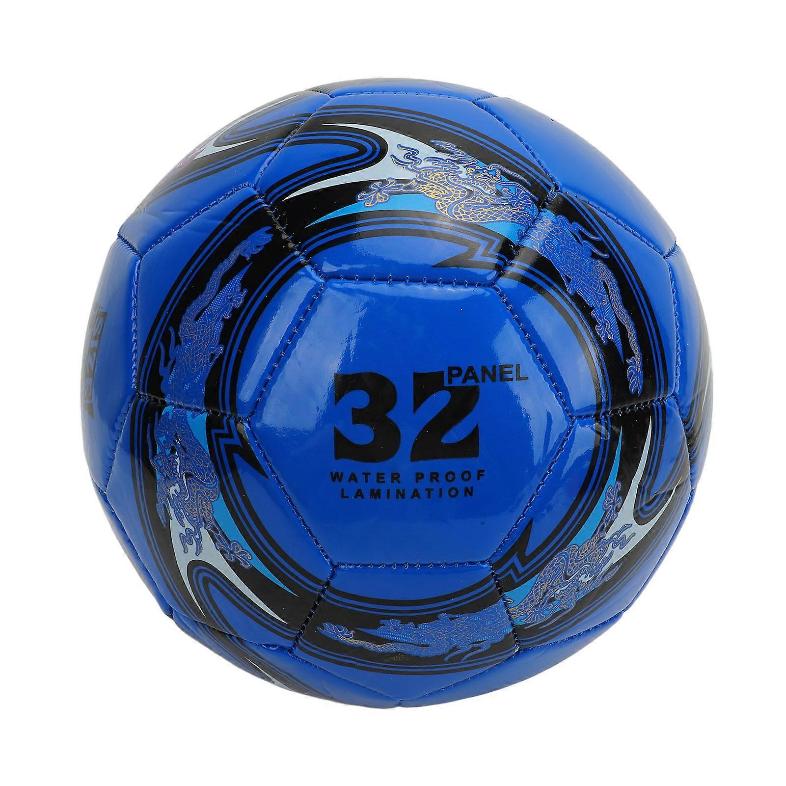 Thickened No.5 Soccer PU Practice Soccer Blue High Elasticity Soccer for Soccer Games Practice