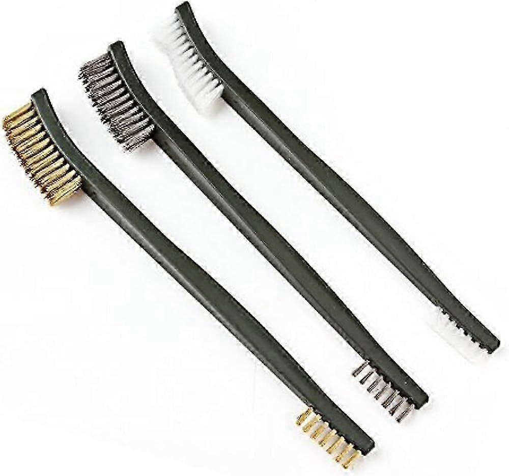 Mini Wire Brush Set - Rust and Metal Cleaner (3pcs)