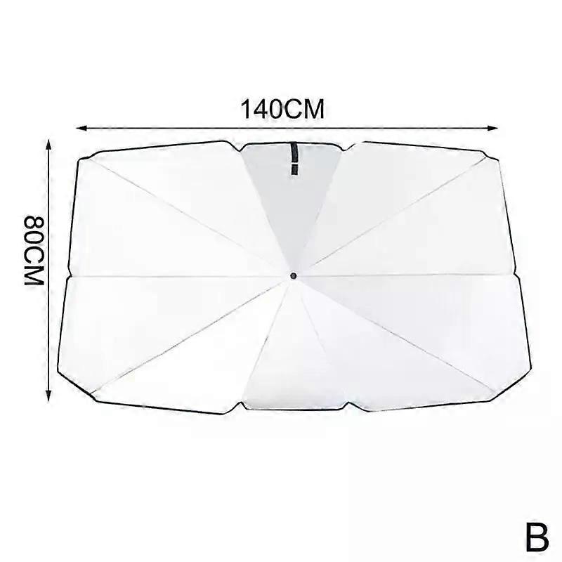 New Summer Car Umbrella Type Car Sunshade Umbrella Car Front 2 Optional Car Windshield Cover Folding Car Umbrella