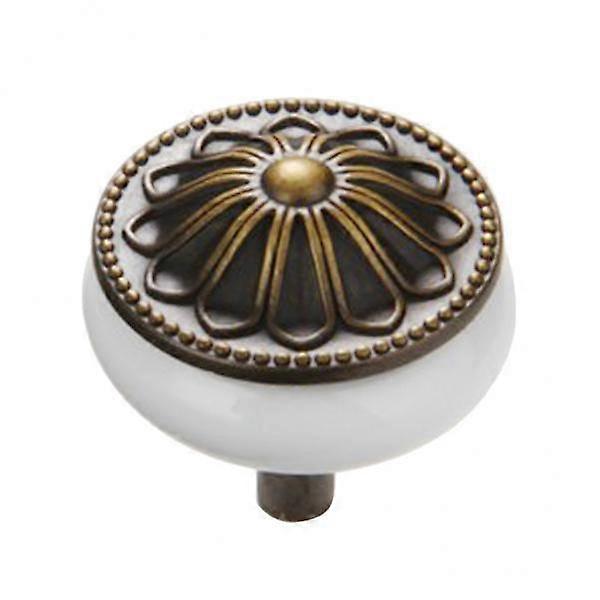 10x Small Ceramics Round Cabinet Pull Knobs, 33x33x33mm