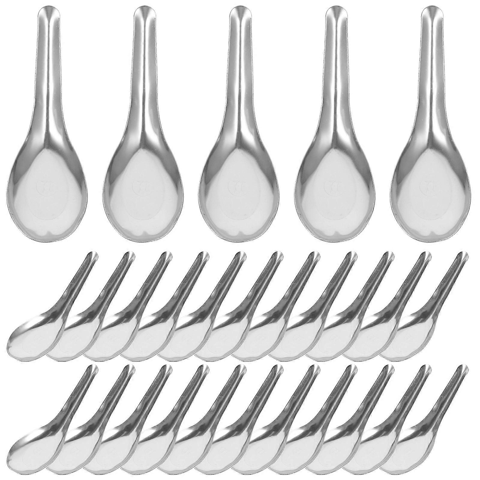 Versatile Tableware Spoons,Made from Thick Stainless Steel Suitable for Various Occasions