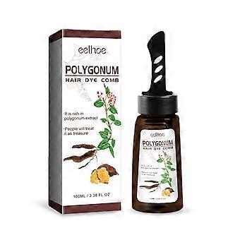 Peigne à cire capillaire Polygonum multiflorum 3 pièces pour nettoyage en profondeur, cheveux secs, lisses, noirs et brillants