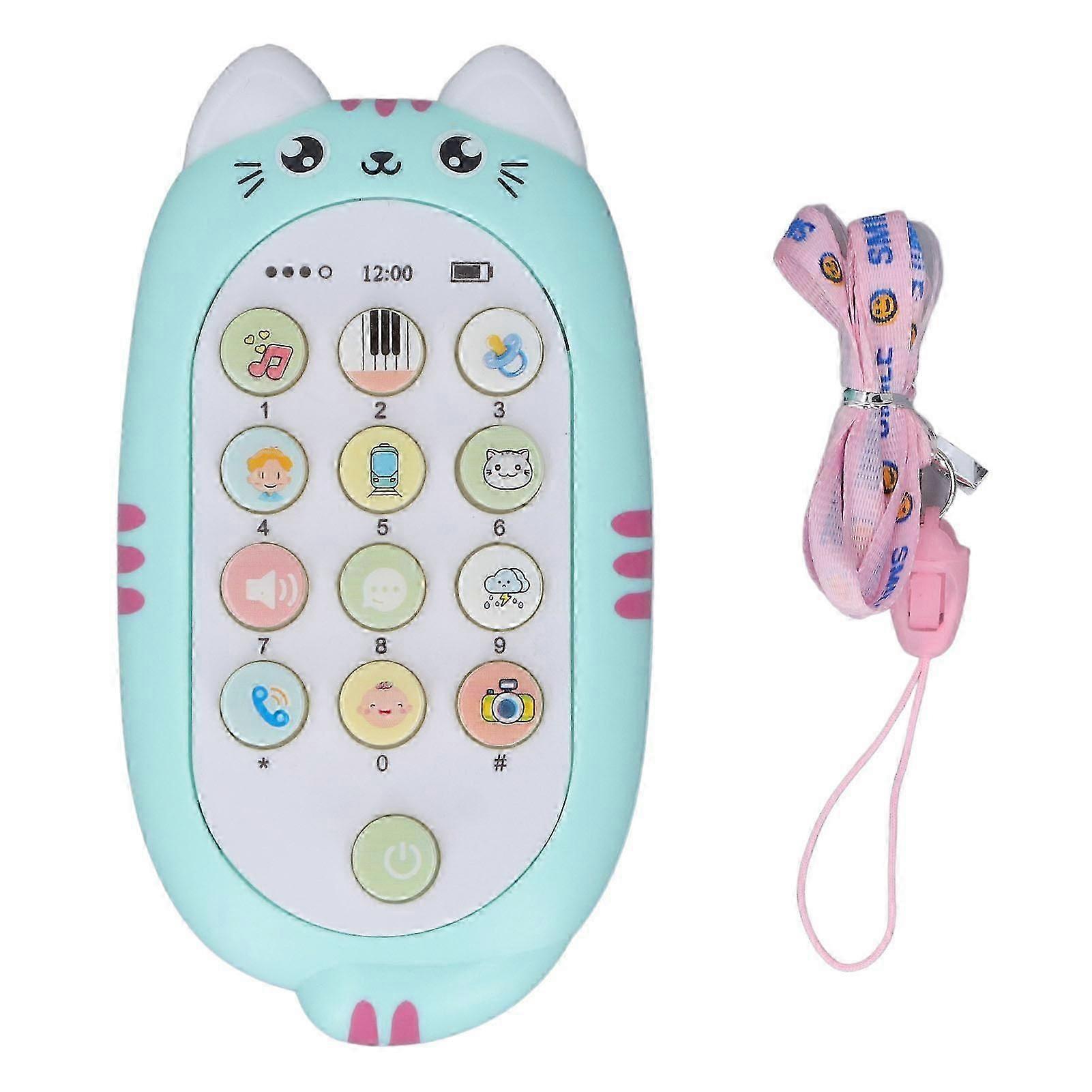 赤ちゃんの携帯電話のおもちゃ歯が生える電話、マルチミュージックエフェクトソングライト付き1歳の女の子のギフト男の子