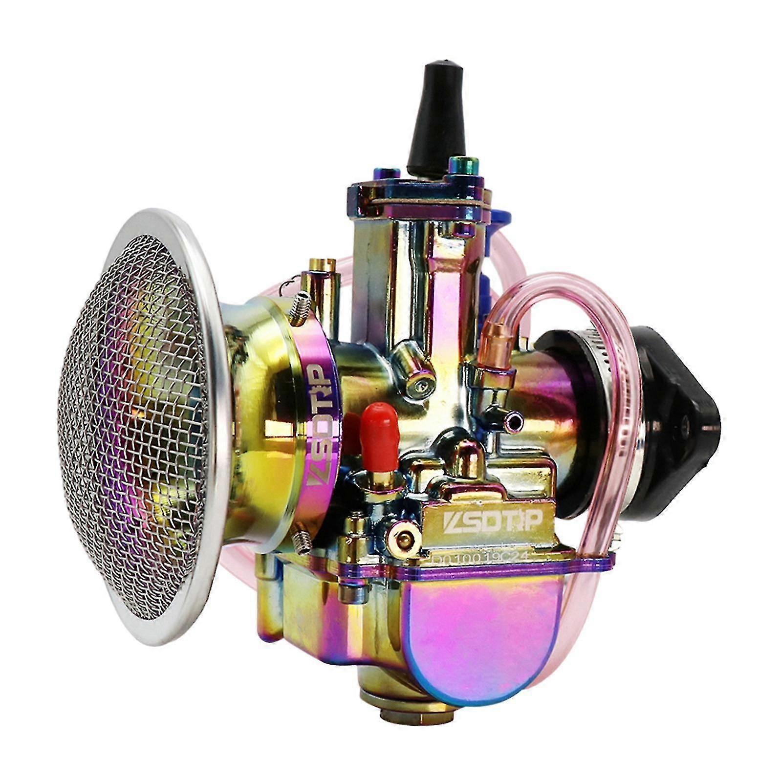 Motorcycle Carburetor Sturdy Air Filter with Mesh for Pwk21 Replacement 21mm