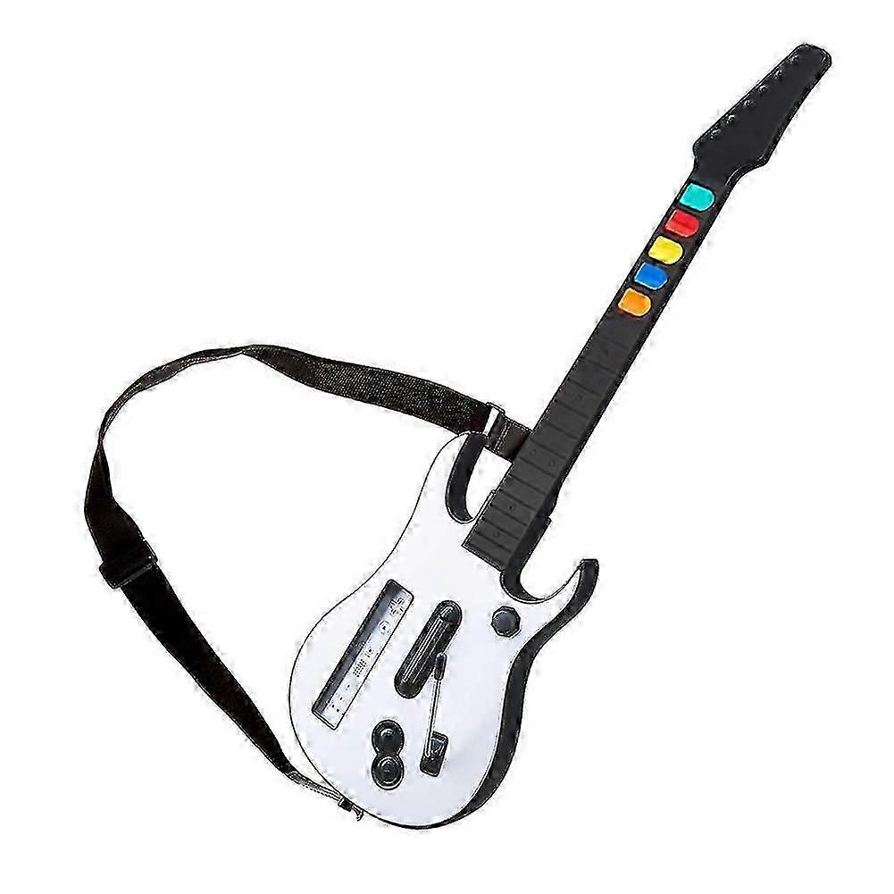 Controlador de herói de guitarra sem fio para guitarra Wii compatível com Clone Hero Rock Band Jogos Joystick Remoto Acessórios para Console