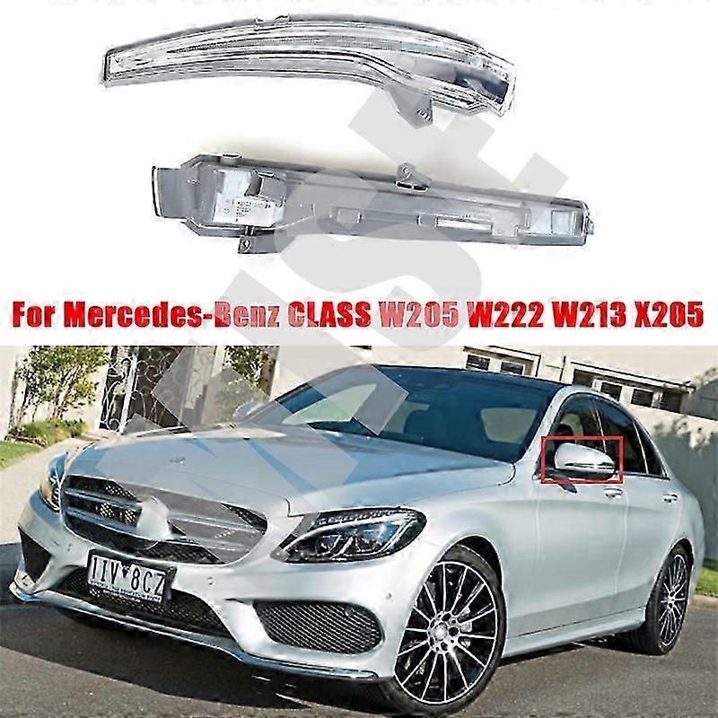 For Mercedes-benz Class W205 W222 W213 X205 Car Rearview Mirror Light Turn Signal Light Indicator Lamp A0998115000 A0998114900