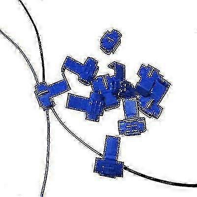 Computer Accessory Sets 100pcs Cable Clip Adapt To Line Diameter: 0.8-2.0mm Blue