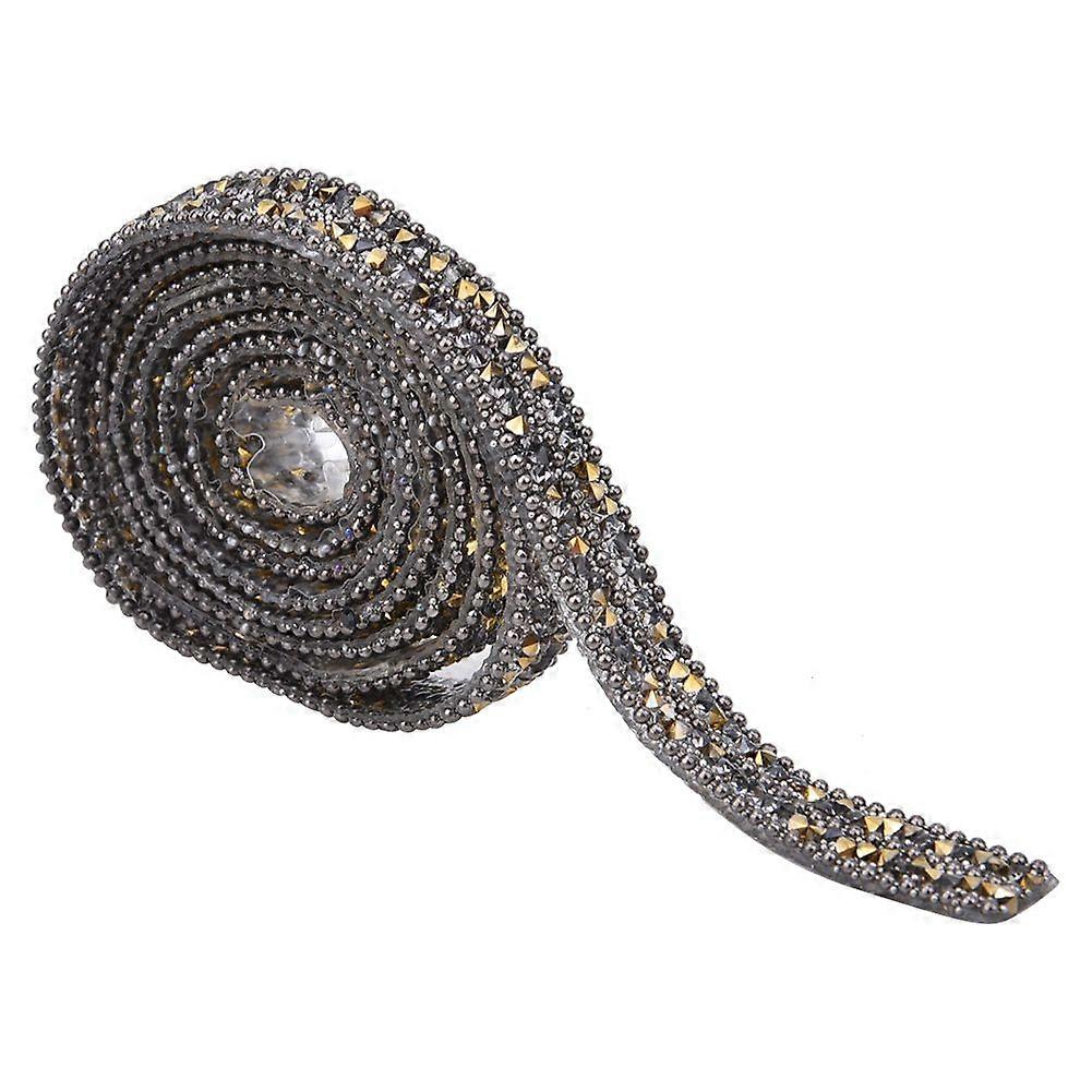 2025最新モデル1m x 1cmクリスタルガラスラインストーンビーズチェーンホットフィックス