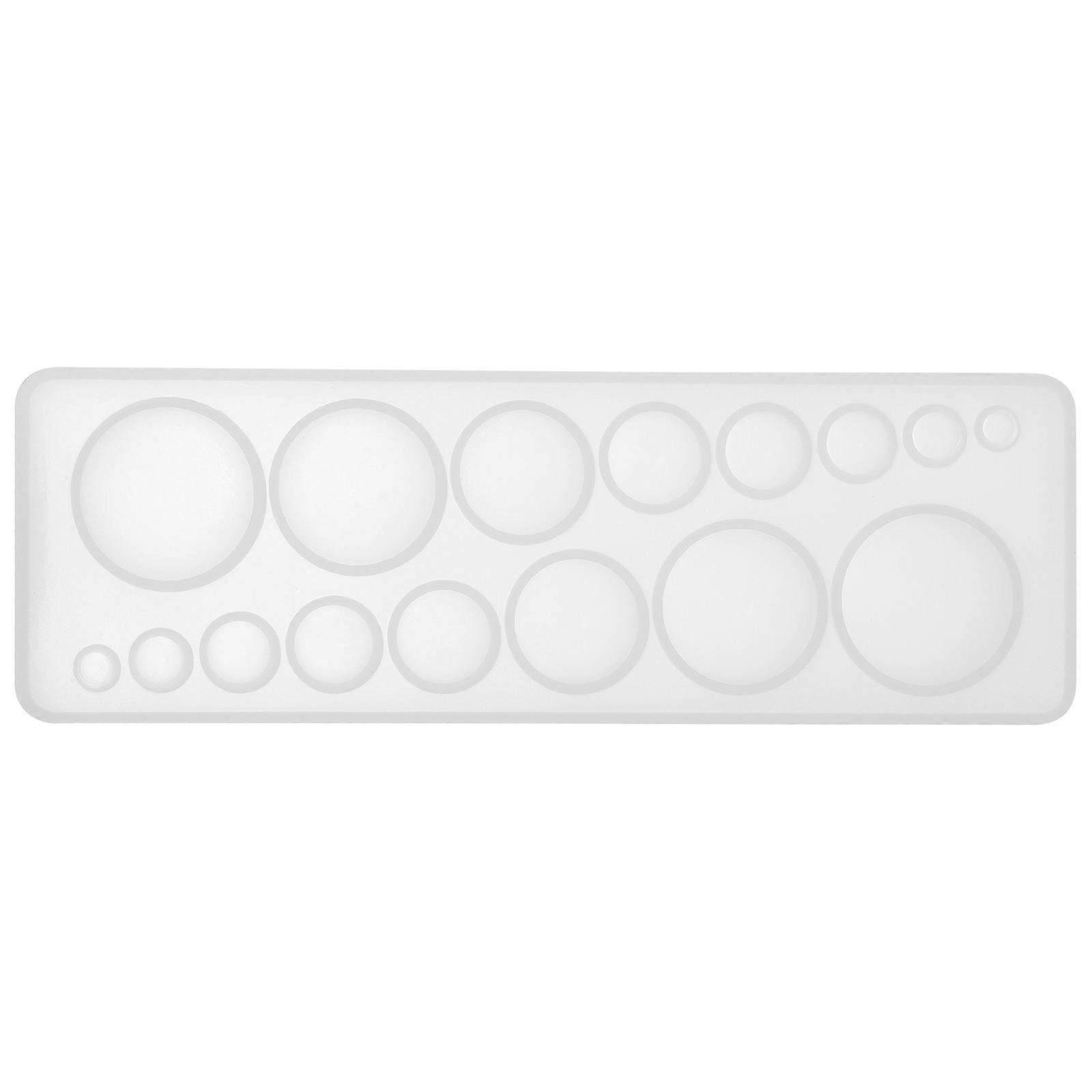 Durable Silicone Mold Board for Producing Round Jewelry Items