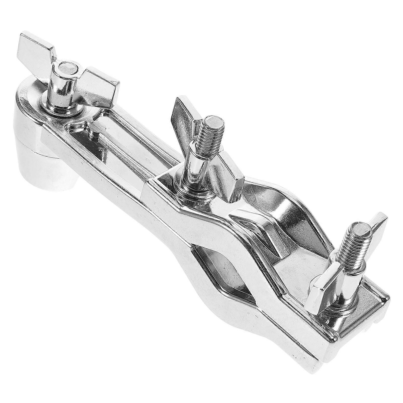 Sturdy Cowbell Mount Bracket Clamp Universal Drum Accessory Extension Clip for Heavy Duty Hardware, Lightweight & Portable Design