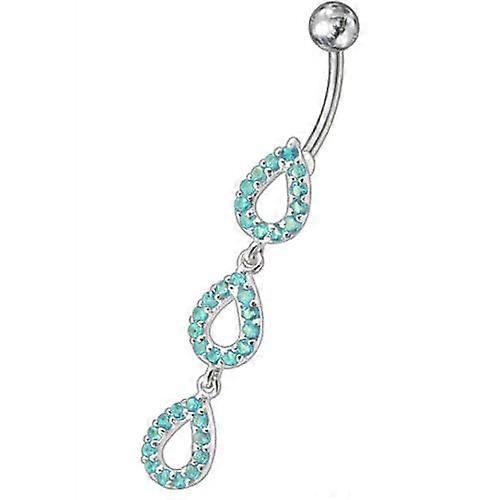 Fancy Multi Shaped Dangling Belly Ring