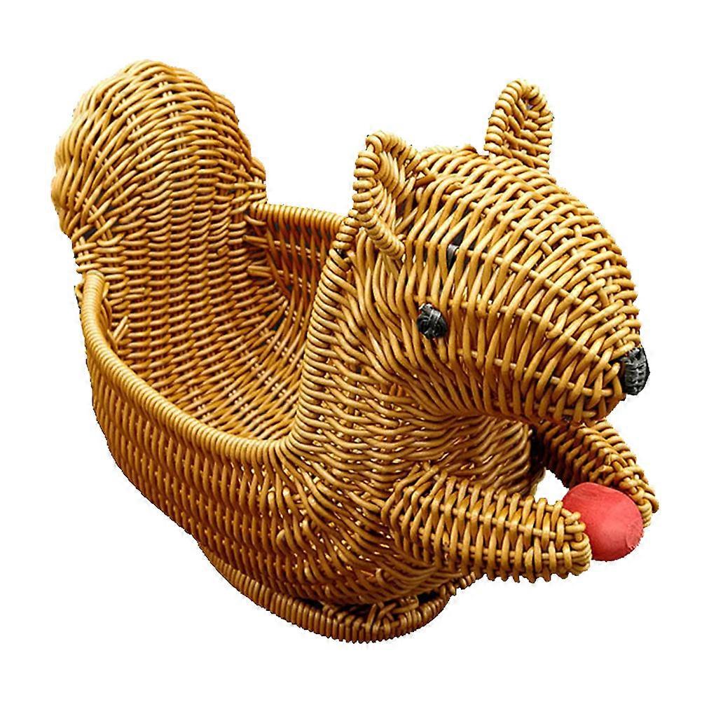 Animal Basket Imitation Rattan Basket Storage For Shop Display PP 1Set