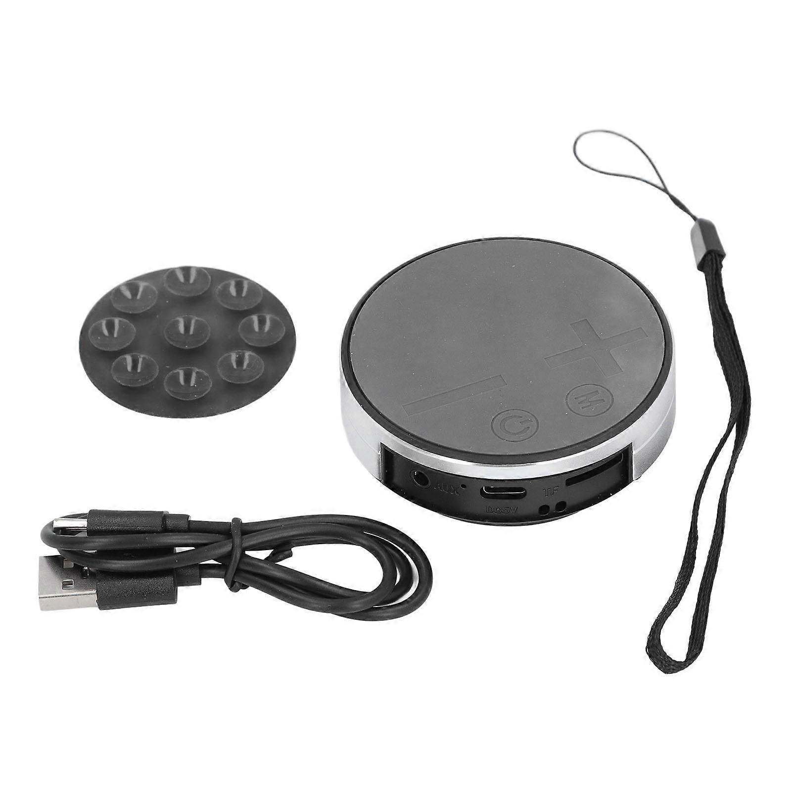 Mini Bone Conduction -stereokaiutin, vedenpitävä kannettava musiikkisoitin kotiin, ulkoiluun ja matkoille, hopea