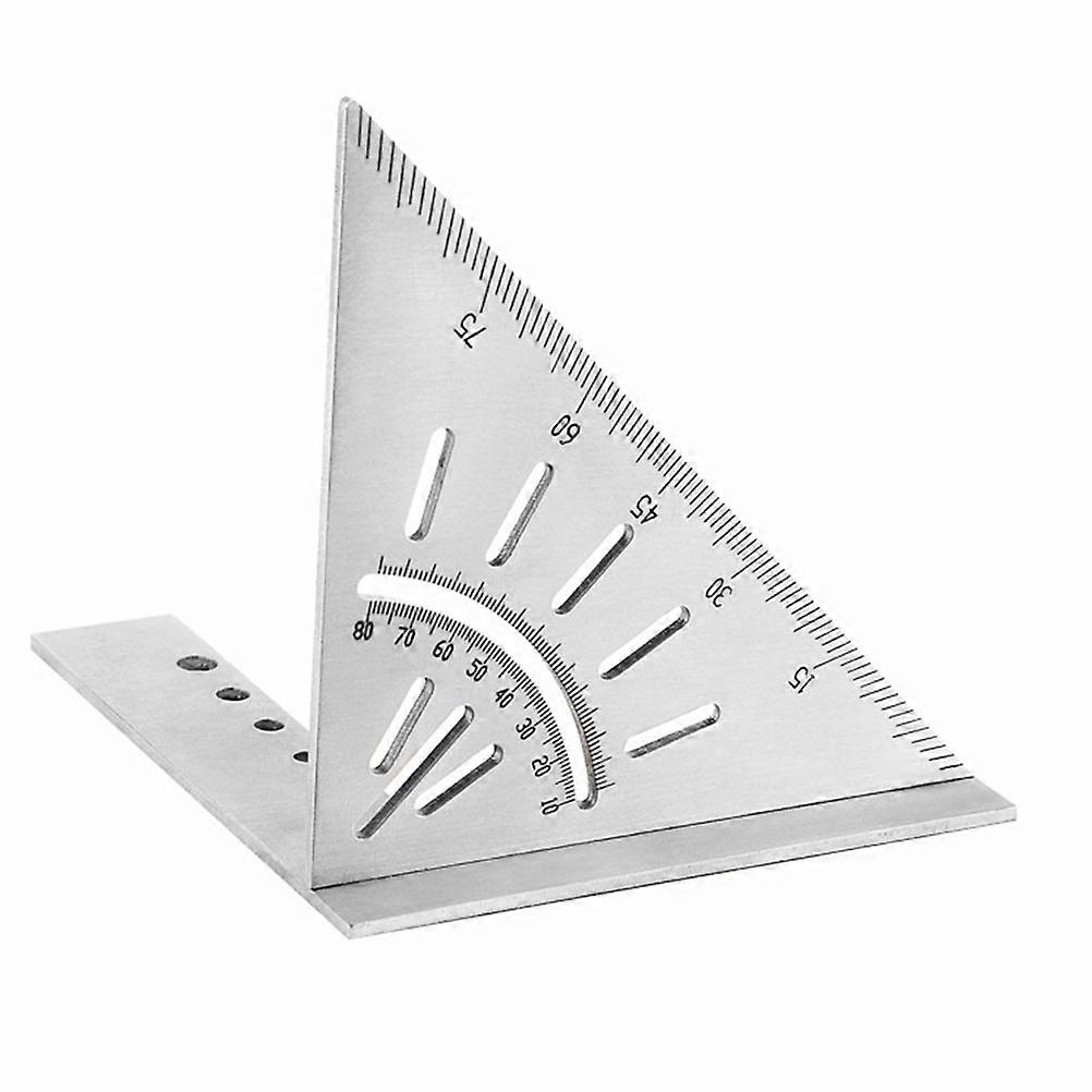 Durable Stainless Steel Ruler for Carpentry Marking 1pc Silver