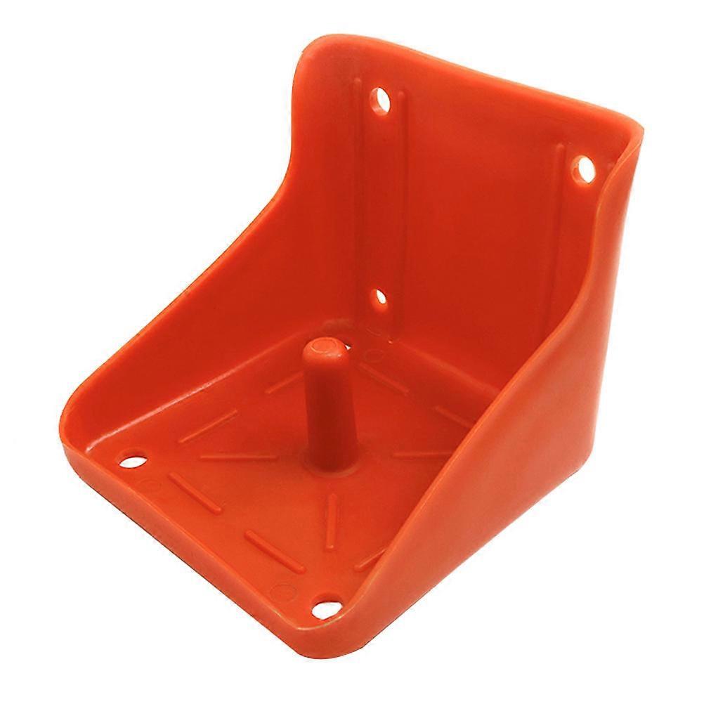 Red Livestock Feeding Box for Cattle Sheep Salt Block 1pc Plastic and Iron