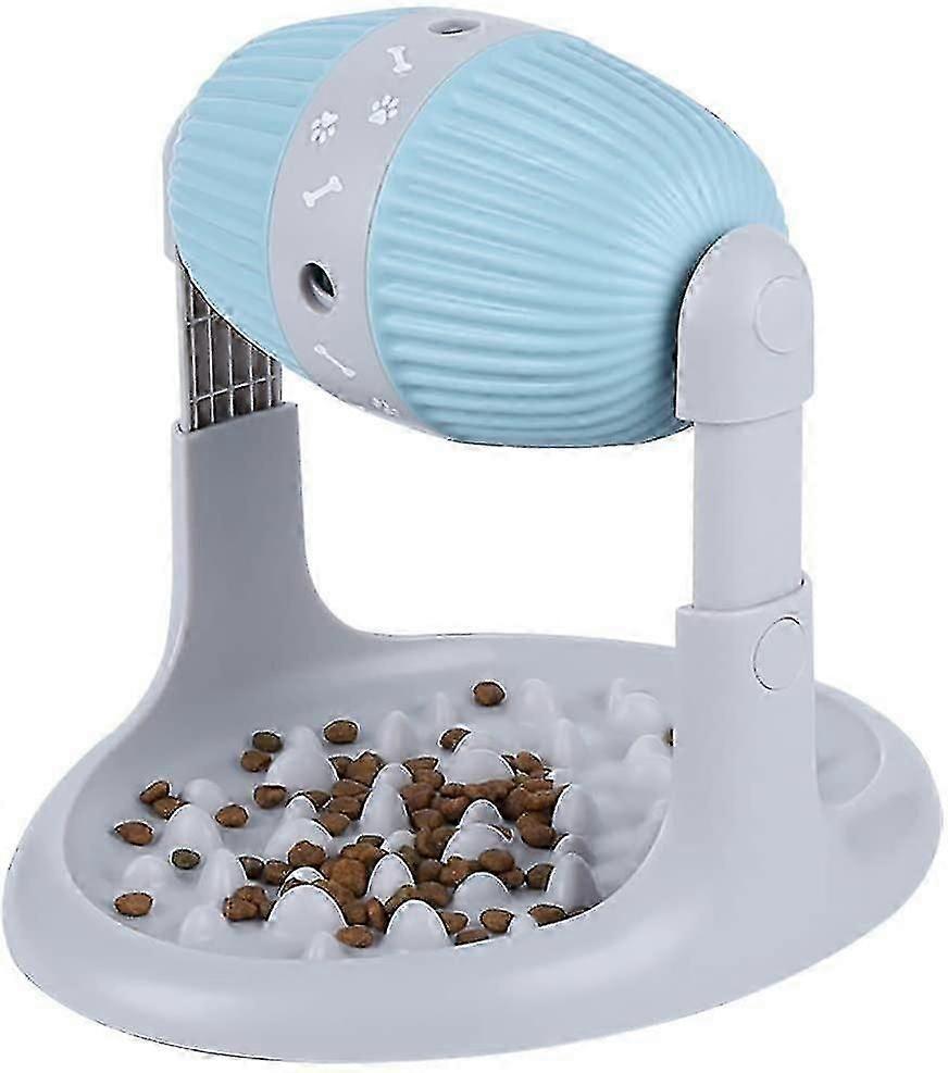 Interactive Dog & Cat Food Puzzle Toy Treat Boredom Slow Feeder - Iq Training Dispenser For Small/medium Pets(sky Blue)