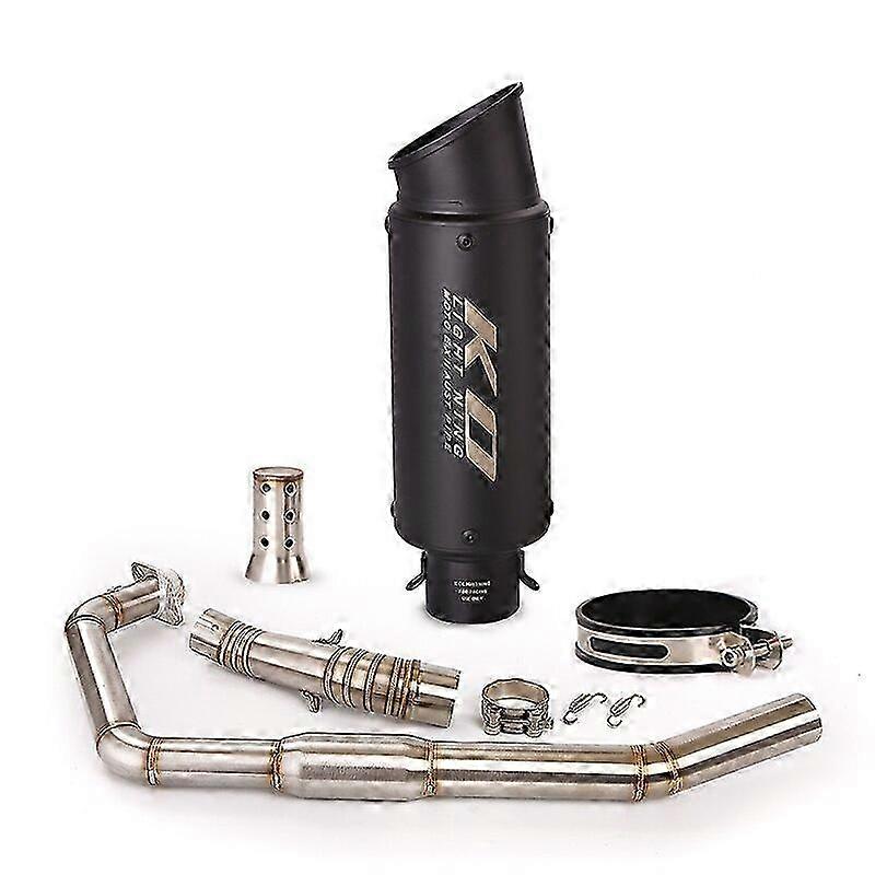 Full Exhaust System Slip On Header Link Motorcycle Muffler Tail Pipe With DB Killer for Certain Brands CBR300R CB300R CB300F Until 2017