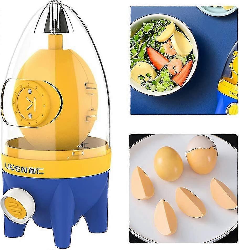 Egg Scrambler Shaker Manual Egg Mixer Egg Maker Yolk Mixer With Drawstring For Kitchen Hard Boiled Eggs