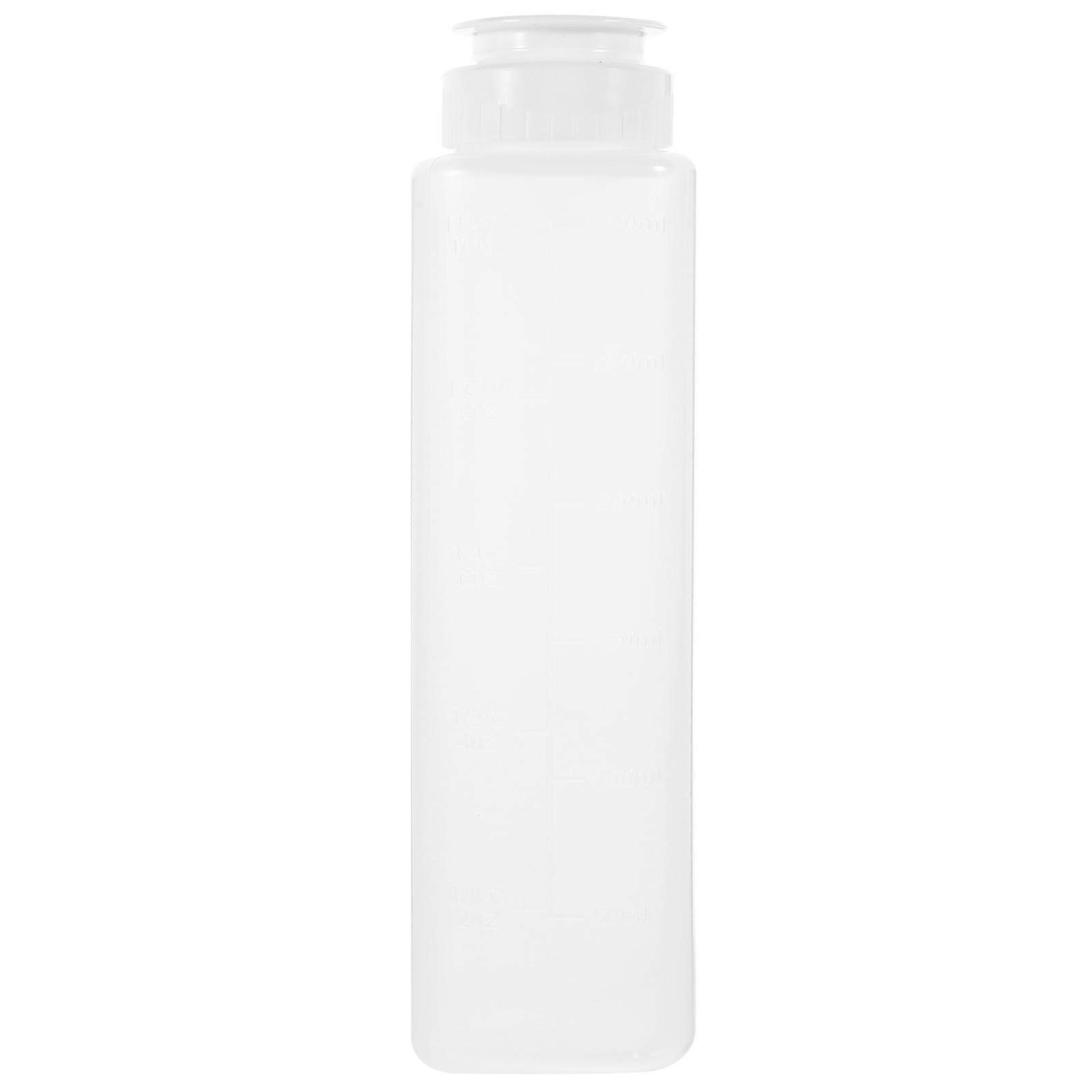 Syrup Dispenser Squeeze Bottle For Kitchen Use Condiment Dispensing Transparent 300ML 1Pack