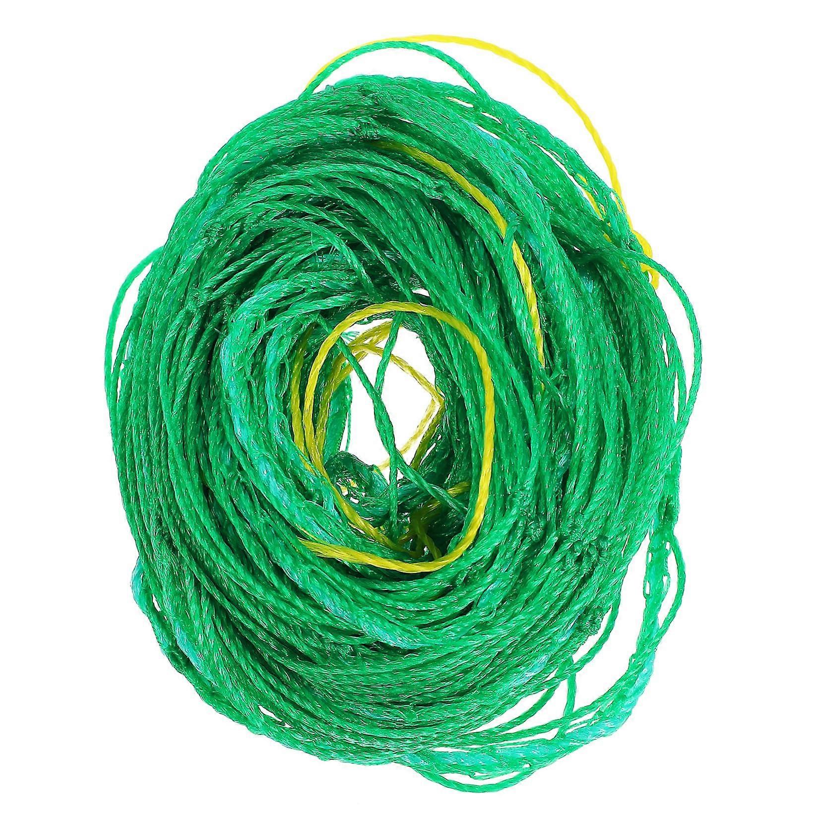 Trellis Net for Vegetable Growing Green Nylon 27 Strands 0 9 x 1 8 m Garden Netting Strength and Durability