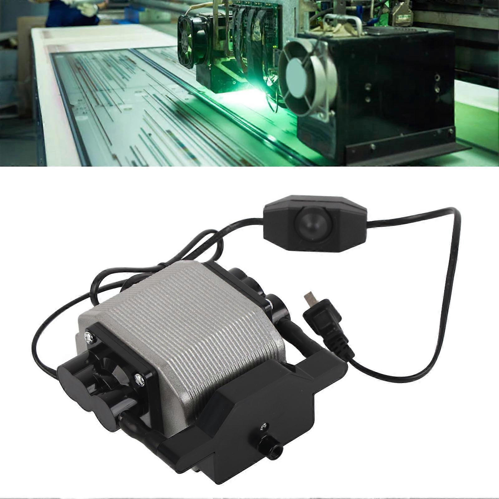 Air Assist Laser Cutter Air Assist Pump 30L/min Adjustable Speed Low Noise  for Laser Engraver