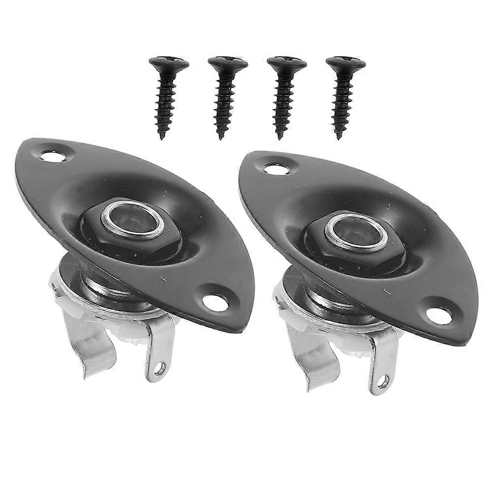 Guitar Input Jack Plate Socket for Electric Guitar Bass – Professional Tone & Practical Design for Musicians