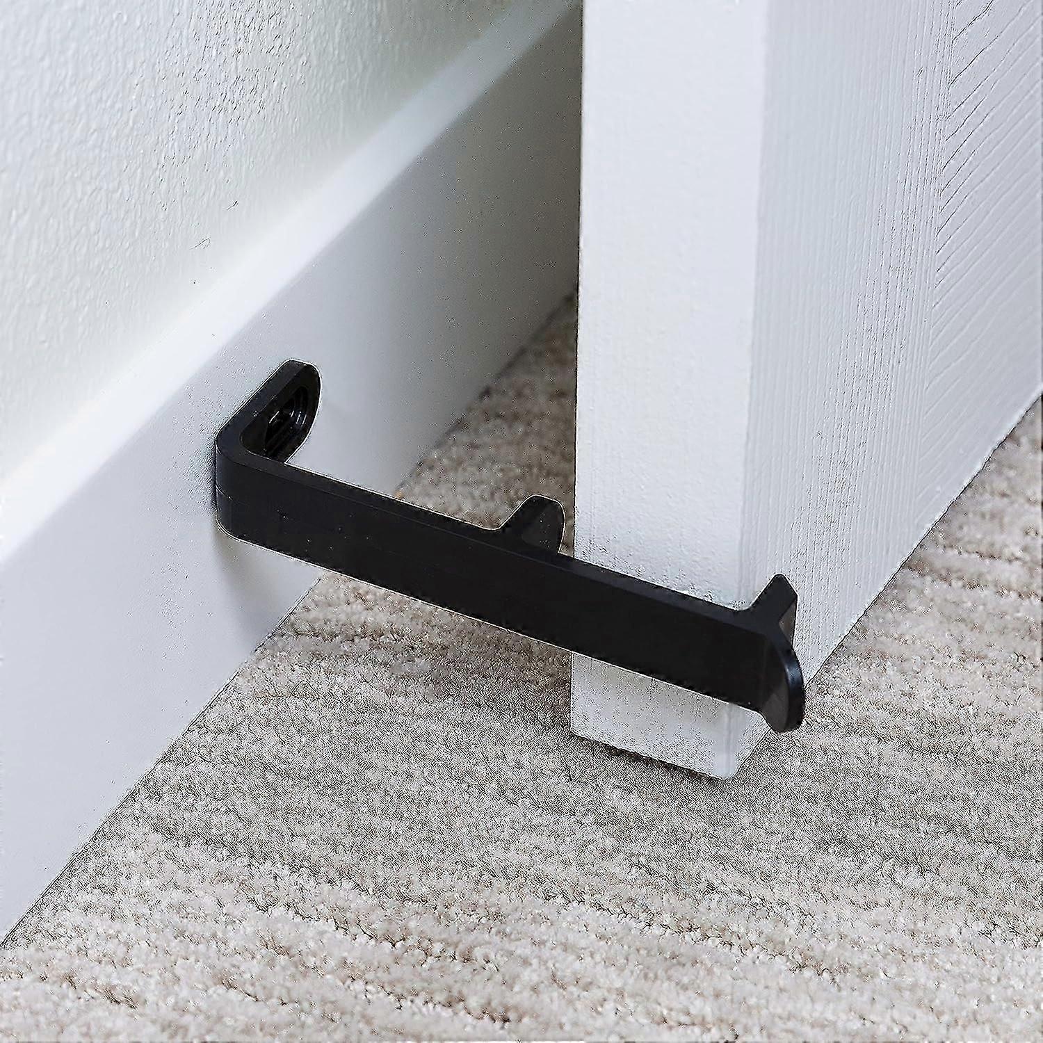 2 stuks Deurstop of Prop, ABS Anti-botsing Anti-knijp Vloer Mount Deurstopper, Deur Stopt Muur Prop Open Houden
