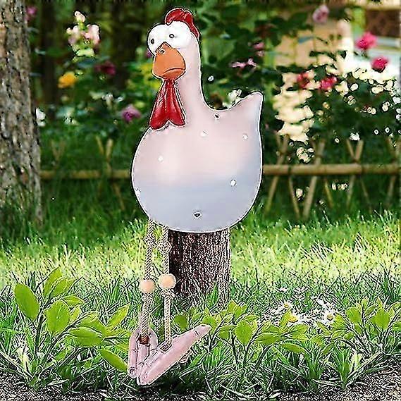 치킨 가든 장식, 부활절 장식, 수지 수탉 장식 재미 있는 병아리