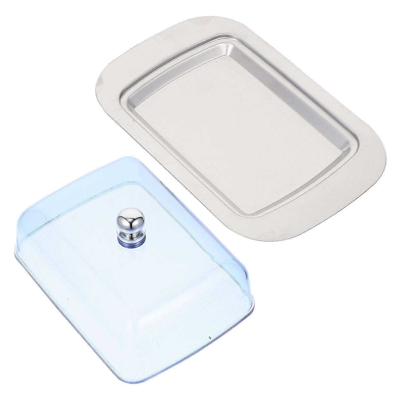 Butter Saver Rectangular Material Restaurant Storage Blue 1Set