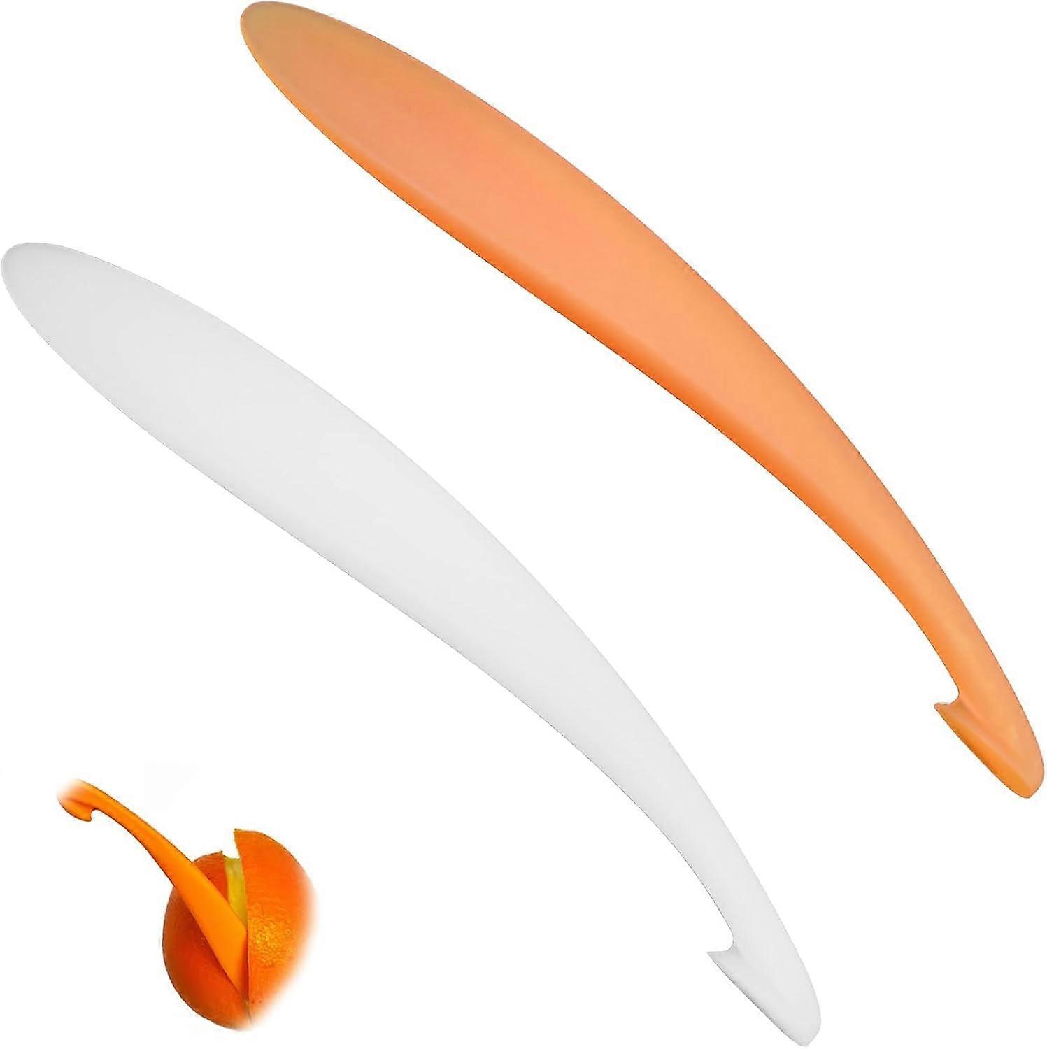 2Pcs Plastic Range Peeling Machine, Effective Citrus Orange Peeler